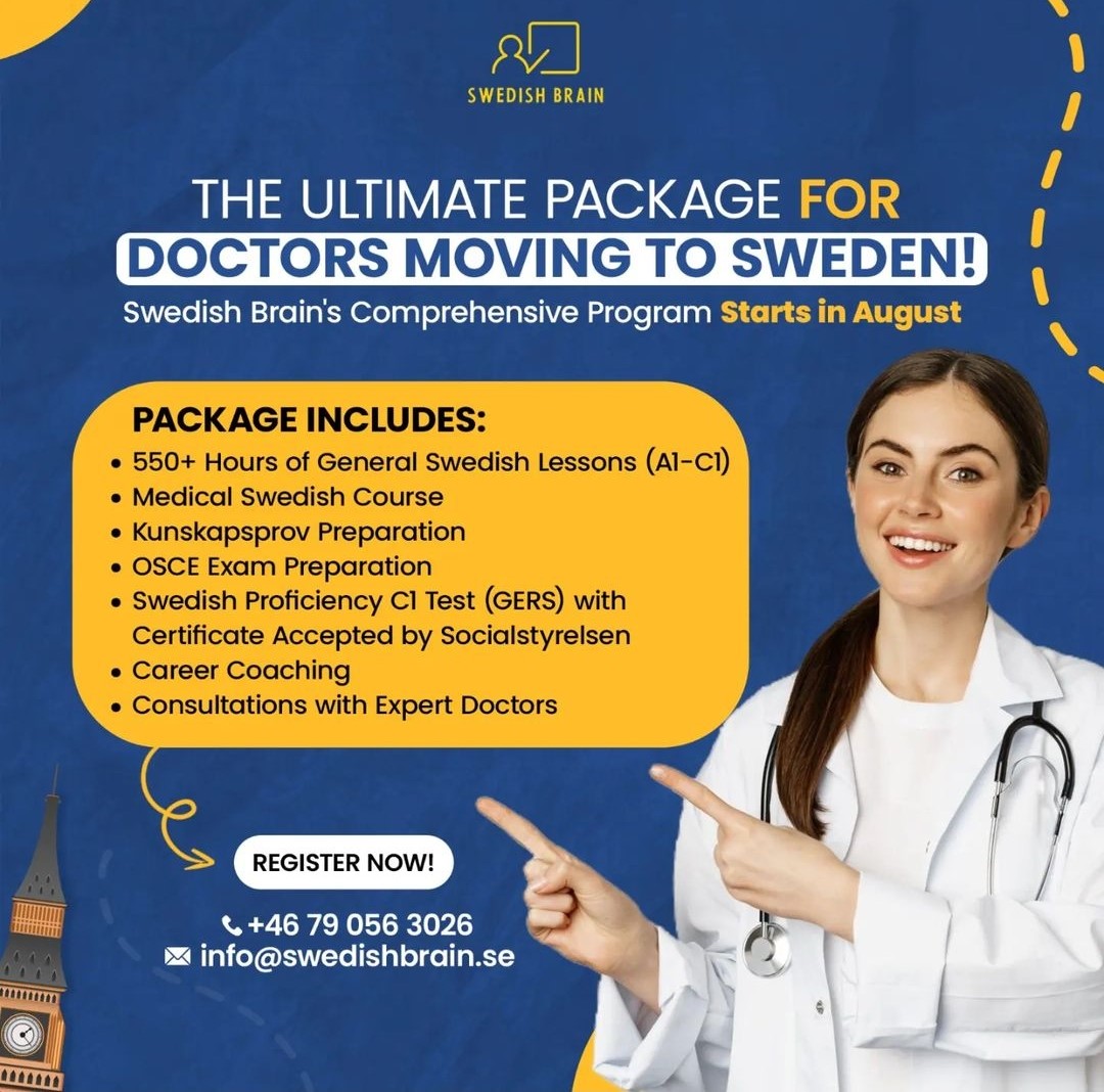 The Ultimate Course Package for Foreign Healthcare Professionals Moving to Sweden